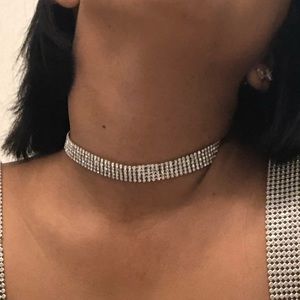 Rhinestone Choker